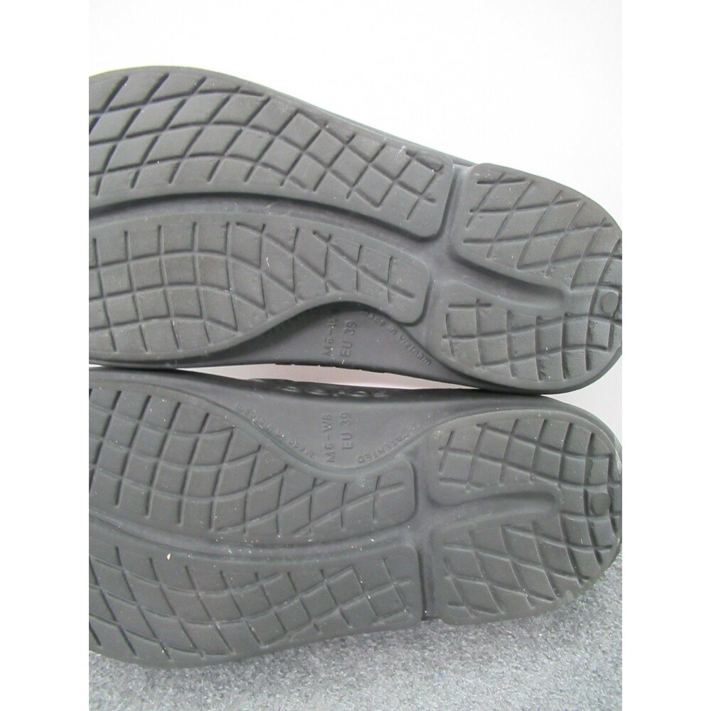 OOFOS Unisex Thong Sandal Size M6 W8 Black OOahh Sport Recovery Slide - Picture 9 of 13